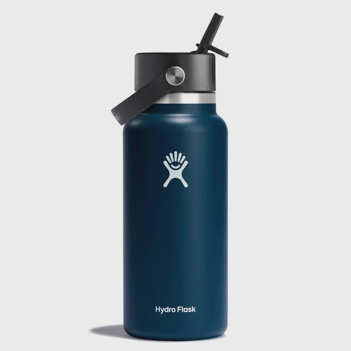 32 oz Hydro Flask Wide Flex Straw Cap Indigo