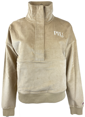 PLU Khaki Corduroy Half Zip
