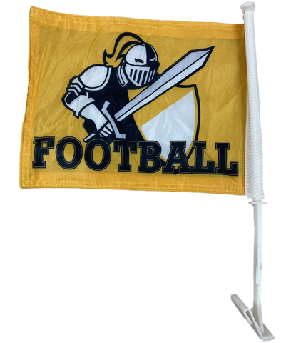 Knight Football Car Flag