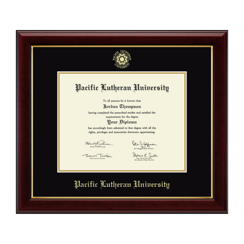 Gold Embossed Seal Diploma Frame - Gallery Frame