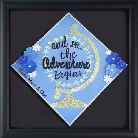 Graduation Cap Shadow Box