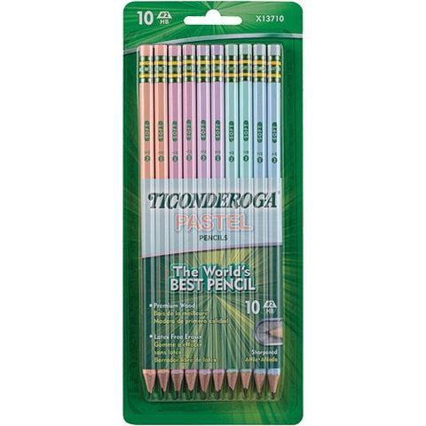 Ticonderoga Pencils Pastel 10 pack