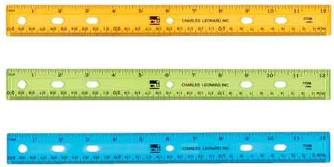 PLASTIC RULER 12"