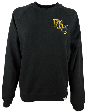 Black Interlock PLU Crew