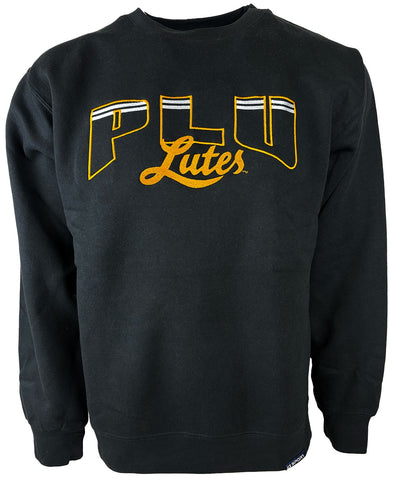 Striped PLU over Lutes on Crewneck