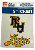 Interlock PLU & Cursive Lutes Clear Sticker – Lute Locker