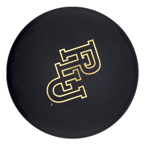 Black  Disc Golf Discs with Gold PLU