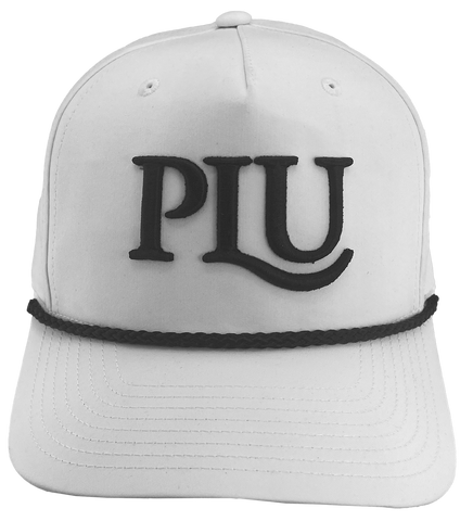 White PLU Trucker  Hat