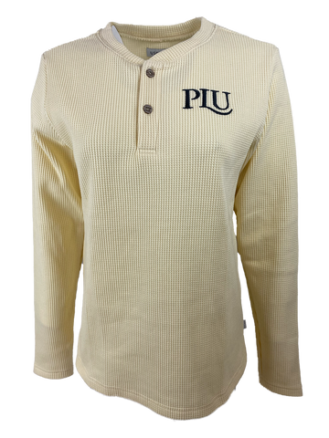 PLU Waffle Henley long sleeve