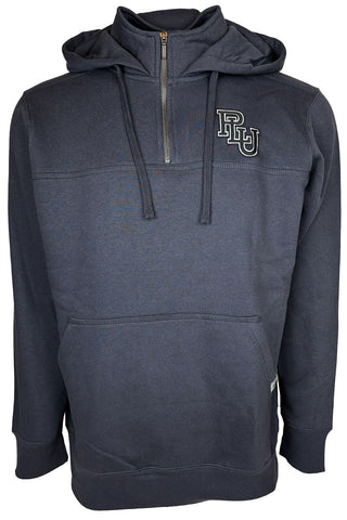 Grey Interlock PLU 1/4 Zip Hoodie