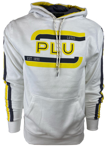 Sporty White PLU Hoodie
