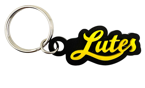 Cursive Lutes Keytag