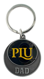 PLU BLACK & PEWTER KEY CHAIN