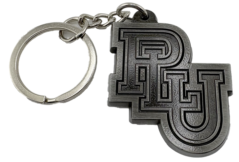 Pewter Interlock PLU Keytag