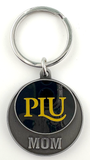 PLU BLACK & PEWTER KEY CHAIN
