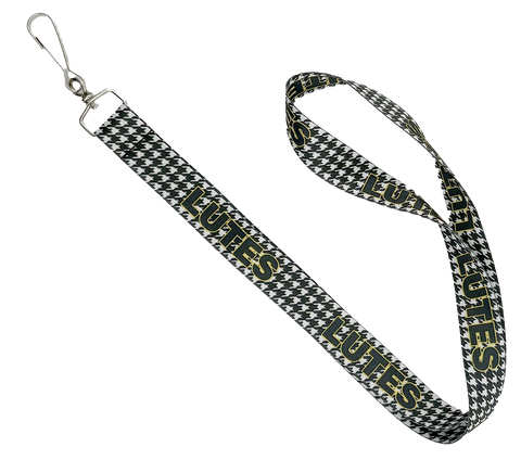 Houndstooth Lutes Lanyard