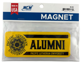 Gold PLU Rose Window Magnet