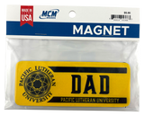 Gold PLU Rose Window Magnet