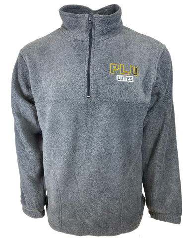 Embroidered PLU Lutes Charcoal Fleece 1/4 Zip