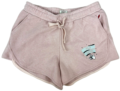 Pink women's shorts with PLU Lutes and Knight