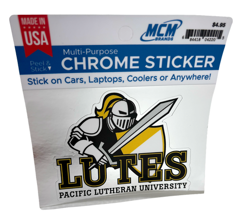 MCM Knight Lutes Chrome Sticker