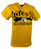 Lutes 1890 over Pacific Lutheran Lutes Tee with Knight