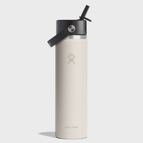 24oz Hydro Flask Wide Flex Straw Cap Ivory – Lute Locker