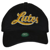 ADJUSTABLE HAT WITH GOLD CURSIVE LUTES