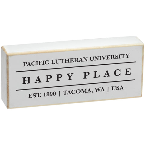 Happy Place Wooden Block Magnet