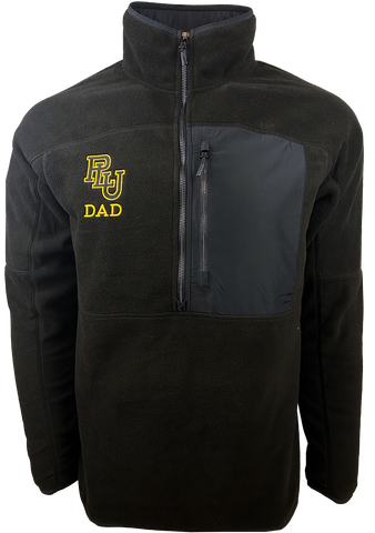 Interlock PLU DAD Black 1/2 Zip Jacket