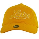 ADJUSTABLE HAT WITH GOLD CURSIVE LUTES