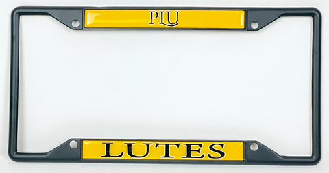 PLU Lutes Metal License Plate Frame