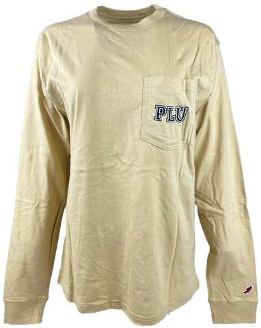 PLU Pocket Long Sleeve Gold Shirt