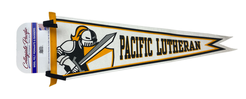 Pacific Lutheran 9 X 27  Felt Pennant with Knight