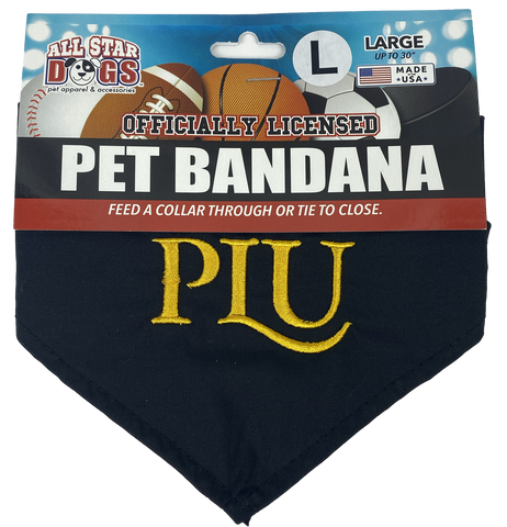 PLU Embroidered Pet Bandana