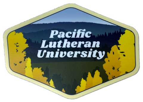 Pacific Lutheran University Fall Trees Sticker