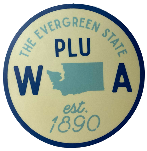 PLU Washington Circle Est 1890 Sticker