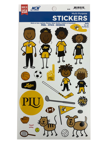 PLU Family Sticker Sheet