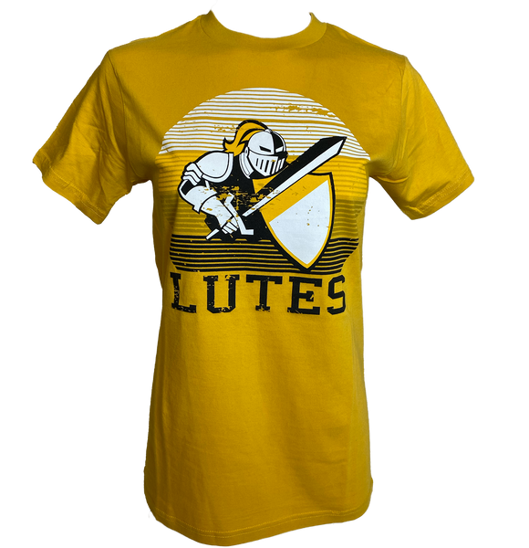 Circle Knight over Lutes Tee Lute Locker