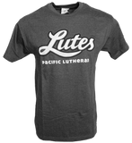 Cursive Lutes Over Pacific Lutheran Tee