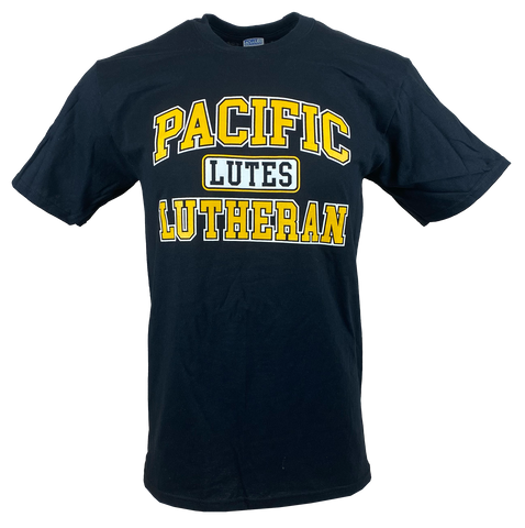 Pacific Lutheran Arched Tee with Lutes